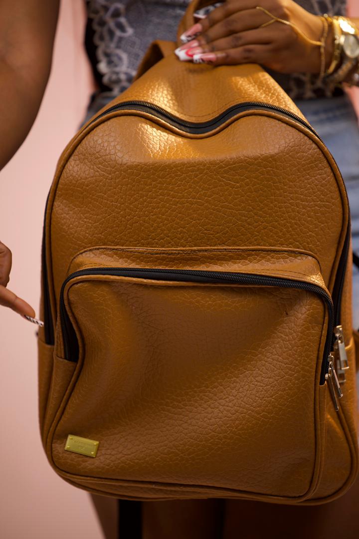 Sac à dos Marron Detail